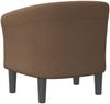 vidaXL Clubsessel Braun Stoff 356428 Bild 5