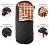 KingCamp Mumienschlafsack Deckenschlafsack Freespace 300 Winter Schlafsack, XL Breit Baumwolle -13 Bild 2