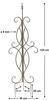 DanDiBo Rankhilfe Metall Rankgitter 125 cm 93998 Kletterhilfe Bodenstecker Blumenhalter Ranksäule Bild 2