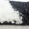 KADIMA DESIGN Teppich RHEIN Shaggy Langflor Wohnzimmer Schlafzimmer Waschbar Esszimmer, Läufer, Höhe: 32 mm, Schwarz, 60x110 cm, Wohnzimmerteppich Strapazierfähig Waschbar Bild 4