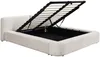 Vente-unique - JUDALO Bett Stoff Beige - B 231 cm x H 90,5 cm x L 241 cm Bild 5