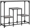 vidaXL Konsolentisch Grau Sonoma 89,5x28x76 cm Holzwerkstoff 833386 Bild 2