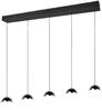 LED Pendelleuchte SENTA 5-flammig höhenverstellbar, Licht neutralweiß, B: 114cm Bild 2