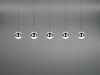 LED Pendelleuchte SENTA 5-flammig höhenverstellbar, Licht neutralweiß, B: 114cm Bild 5