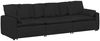 vidaXL Modulares Sofa mit Kissen Schwarz 3321089 Bild 2
