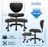 IWMH Bürostuhl mit Fußstütze, ADHS-Schreibtischstuhl mit Rollon, Höhenverstellbar Drehstuhl mit Rückenlehne, Ergonomisch Gaming Stuhl Bild 2