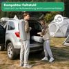 Sekey 2er Campingstuhl Gepolstert Klappstuhl Camping Faltstuhl Angelstuhl bis 130 kg, mit Seitentasche und Tragetasche Bild 5