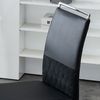 Esszimmerstuhl H 95 x T 45 x B 42 cm, Kunstleder-Leinen-Design, 4er-Set Bild 2