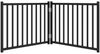 vidaXL 2-tlg. Hundetor Faltbar Schwarz 160 cm Massivholz Tanne 352288 Bild 4