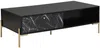 Vente-unique - CIEMILA Couchtisch Holz, Platte Schwarz - B 60 cm x H 38 cm x L 120 cm Bild 3