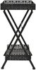 vidaXL Beistelltisch Klappbar Vintage Metall 58 x 35 x 72 cm Schwarz 245941 Bild 3