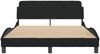 vidaXL Bettgestell "Dover" Schwarz 140x200 cm Stoff 373187 Bild 4