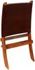vidaXL Relaxstuhl Klappbar Braun Echtleder 246363 Bild 5