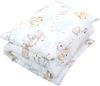 TupTam Kinderbettdecke-Set, Ganzjahresdecke, 2tlg., 1x Bettdecke, 1x Flachkissen, Tiere auf Wolken, 135x100 cm Bild 5