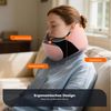 Vivitar Nackenkissen für die Reise - memory-foam Ergonomisches Reisekissen, Reise-Nackenkissen-Set für entspannten Komfort auf Flügen, Autoreisen, Kompakte Nackenstütze für Flugzeug, Zug - Ideal für Schlafkomfort, mit Ohrstöpseln, Schlafmaske und Aufbe... Bild 4