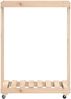 vidaXL Kaminholzregal mit Rollen 76,5x40x108 cm Massivholz Kiefer 832325 Bild 4