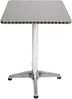 Bistrogarnitur 5-teilig Aluminium - Textilen / Schokobraun Bild 3