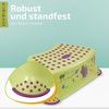 KiNDERWELT Premium Tritthocker stabiler Hocker grün für Kinder mit Anti-Rutsch-Funktion Bild 3