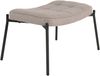 Fußhocker >Glasgow< in Graun-braun, Stoff - 61x36x41cm (BxHxT) Bild 4