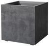 Deroma Pflanztopf Millenium Kunststoff anthrazit 39 x 39 cm Bild 2