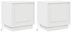 vidaXL Nachttisch 2 pcs Weiß 44 x 34,5 x 45 cm Holzwerkstoff 869563 Bild 2