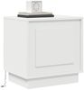 vidaXL Nachttisch 2 pcs Weiß 44 x 34,5 x 45 cm Holzwerkstoff 869563 Bild 3