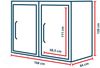 GFP Primeyard Mülltonnenbox 168x84x120 cm Mülltonnenverkleidung Müllbox Metall anthrazit Bild 4
