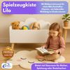 Coemo Aufbewahrungskiste LILO, offene Truhe aus Holz | MDF Spielzeugkiste in Weiß Bild 2