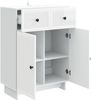 vidaXL Sideboard Hochglanz Weiß 66 x 34,5 x 90 cm Holzwerkstoff 893949 Bild 3
