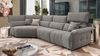 Sofanella Ecksofa ADRIA Stoffsofa Eckcouch Eckgarnitur in Dunkelgrau Bild 2