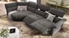 Sofanella Ecksofa ADRIA Stoffsofa Eckcouch Eckgarnitur in Dunkelgrau Bild 5