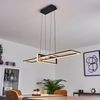 hofstein Pendelleuchte »Muina« dimmbare Hängelampe, Metall, Schwarz, weißer Kunststoffschirm, 3000 Kelvin, 1xLED 34 Watt, max. 4200 Lumen Bild 4