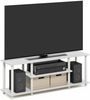 Furinno Turn-N-Tube No Tools 3D 3-stufiger Entertainment-TV-Ständer, 29.7 (D) x 111.3 (W) x 41.1 (H) cm, Weiß/Weiß Bild 1