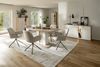 Armlehnstuhl >RAFAELA< (2er-Set) drehbar, Bezug creme - 62x89x64cm (BxHxT) Bild 2