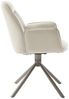 Armlehnstuhl >RAFAELA< (2er-Set) drehbar, Bezug creme - 62x89x64cm (BxHxT) Bild 4