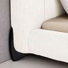 IDIMEX Polsterbett PATERNA, Doppelbett 180x200 cm mit Lattenrost und Polsterung Bouclé Stoff weiß Bild 4