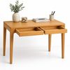 Design-Schreibtisch Schubladen mit Softeinzug Kernbuche Bürotisch - (2241) Bild 2