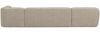 Sofa Polly U-Form aus Webstoff, modern und komfortabel, Sand Beige, rechtsseitig Bild 3