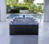 mSpa Whirlpool Oslo SAPPHIRE XL - Ø 160x65 cm - ganzjährig Outdoor Pool, Stecksystem mit Einlageplane, feste Außenwand - inkl. LED, UVC+, WiFi, App-Steuerung, 6 Personen Bild 2