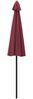 vidaXL Sonnenschirm mit Aluminium-Mast 270 cm Bordeauxrot 47308 Bild 4