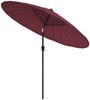 vidaXL Sonnenschirm mit Aluminium-Mast 270 cm Bordeauxrot 47308 Bild 3