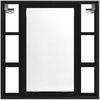 vidaXL Badezimmer-Spiegelschrank Schwarze Eiche 60 x 16 x 60 cm Holzwerkstoff 862228 Bild 4
