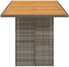 vidaXL Gartentisch mit Akazienholz-Platte Grau 190x80x74cm Poly Rattan 365310 Bild 4