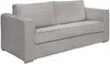 Vente-unique - LORETO Sofa SamtStoff Grau - B 223 cm95 cm x H 90 cm x L 215 cm Bild 2