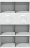 vidaXL Highboard, Holzwerkstoff Weiß, 80 x 42,5 x 124 cm Bild 4