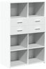 vidaXL Highboard, Holzwerkstoff Weiß, 80 x 42,5 x 124 cm Bild 2