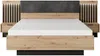 Vente-unique - ARIADA Bett Holz, Platte SchwarzBeige - B 210 cm x H 104 cm x L 264 cm Bild 4