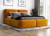 Polsterbett OLKE 160x200 ohne Matratze mit Bettkasten und Lattenrost. Farbe: Senf 8 Bild 2