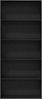 vidaXL Bücherregal Schwarz Eichen-Optik 80x30x189 cm Holzwerkstoff 3329274 Bild 5