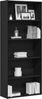 vidaXL Bücherregal Schwarz Eichen-Optik 80x30x189 cm Holzwerkstoff 3329274 Bild 4
